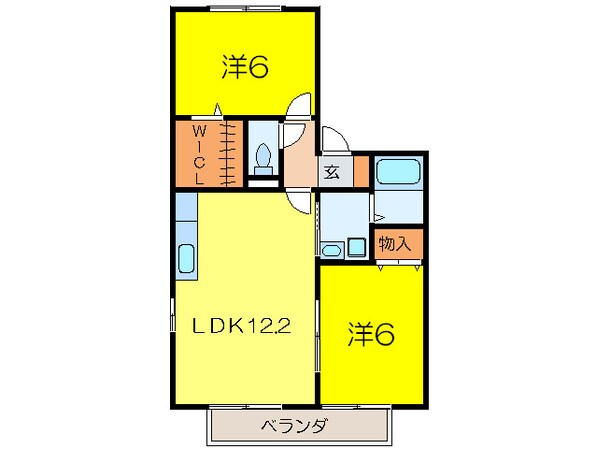 ヴァンホーリーの物件間取画像